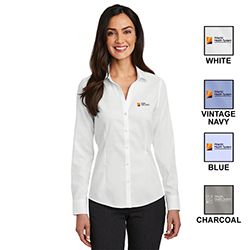 RED HOUSE® LADIES PINPOINT OXFORD NON-IRON SHIRT